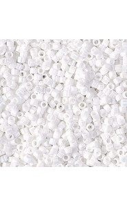 Miyuki delica Beads 11/0 - Matte Opaque White DB-750